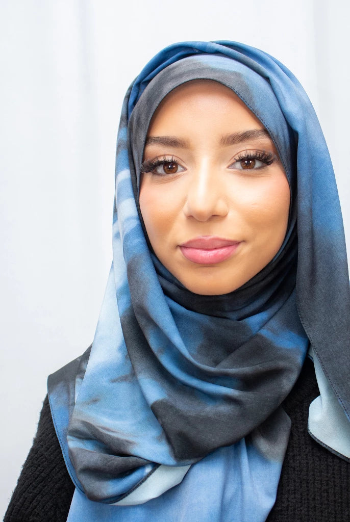 Aquarel print hijab - Print hoofddoek | byOumich byOumich