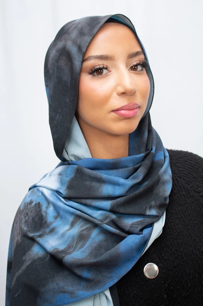 Aquarel print hijab - Print hoofddoek | byOumich byOumich