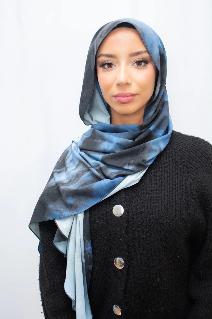 Aquarel print hijab - Print hoofddoek | byOumich byOumich