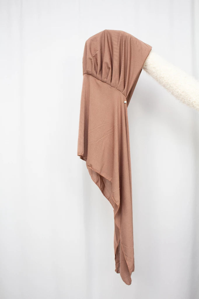 Instant Hijab met Knopen - Eenvoudig te Dragen byOumich