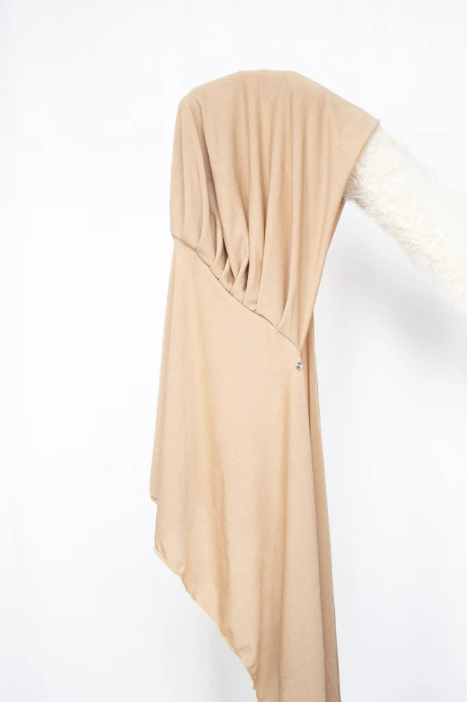 Instant Hijab met Knopen - Eenvoudig te Dragen byOumich
