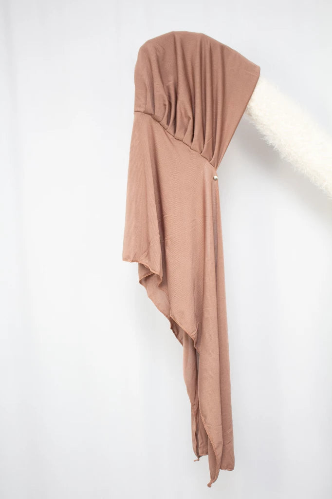 Instant Hijab met Knopen - Eenvoudig te Dragen byOumich