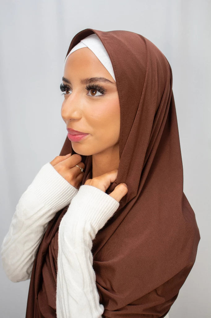Luxe jersey hijab - Jersey hoofddoek byOumich