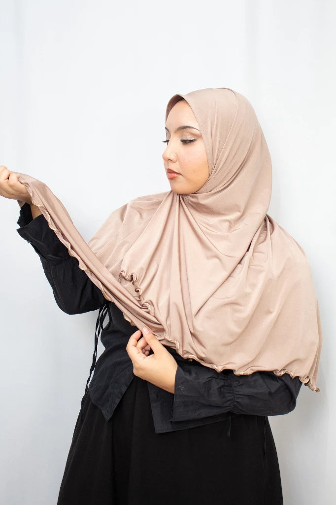 Luxe jersey hijab - Jersey hoofddoek byOumich
