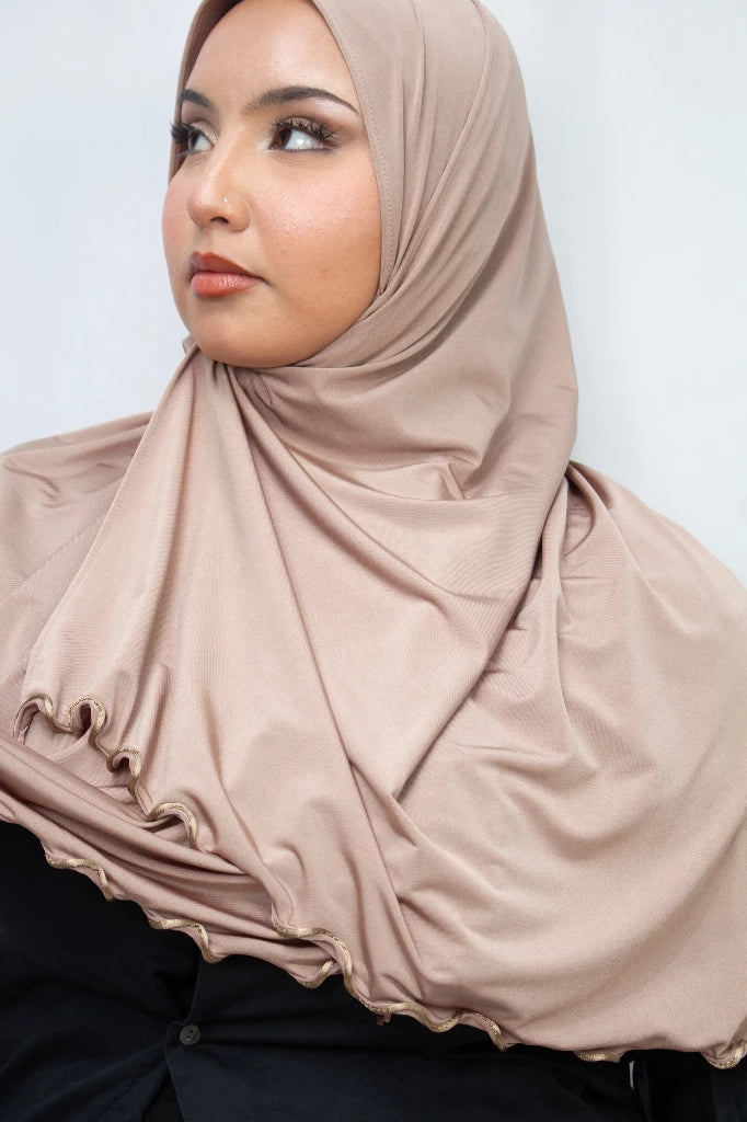 Luxe jersey hijab - Jersey hoofddoek byOumich