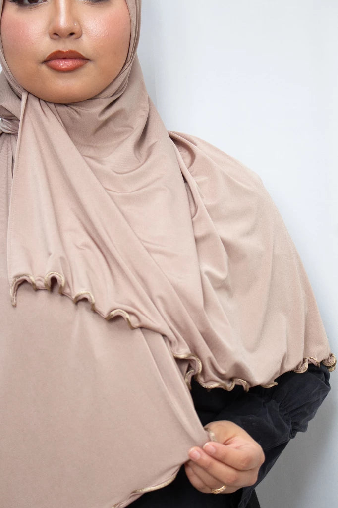 Luxe jersey hijab - Jersey hoofddoek byOumich