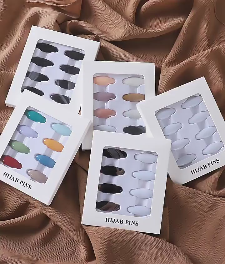 Multicolor Hijab Pins Show Case Video