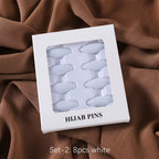 Hijab Pins White