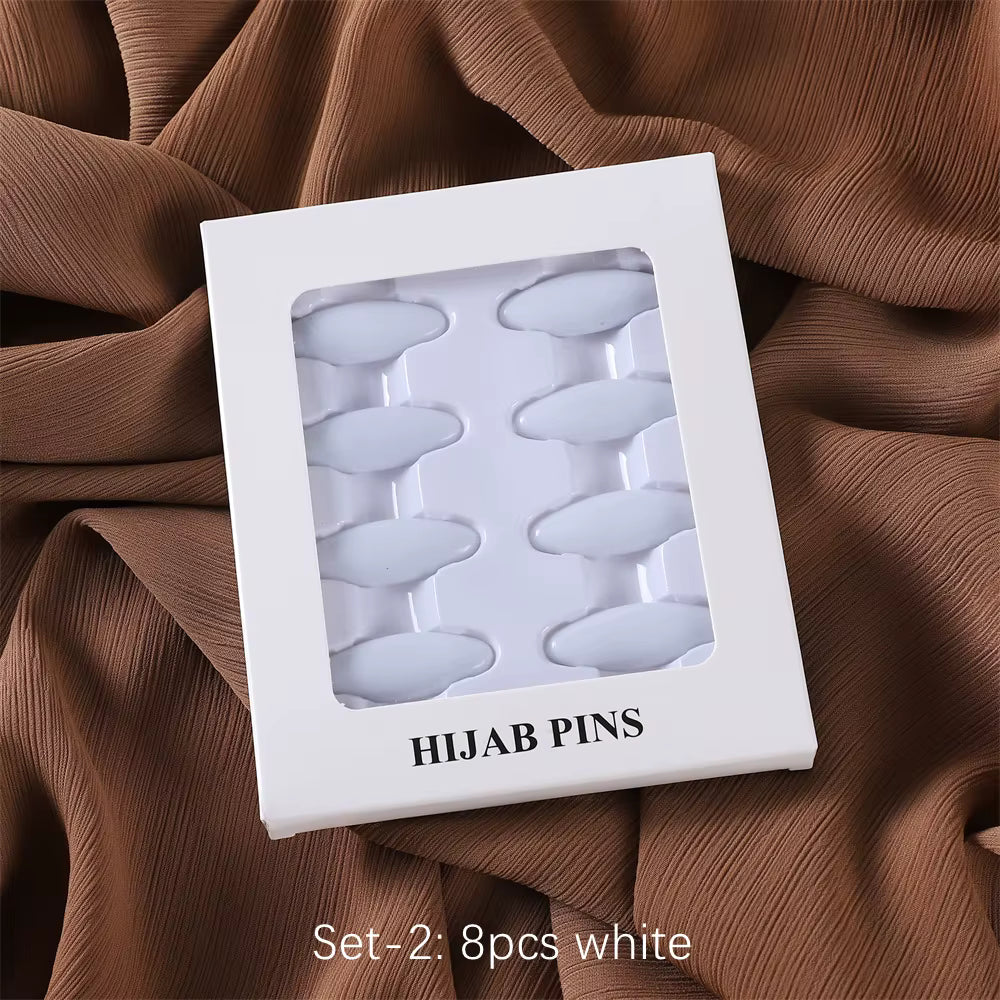 Hijab Pins White