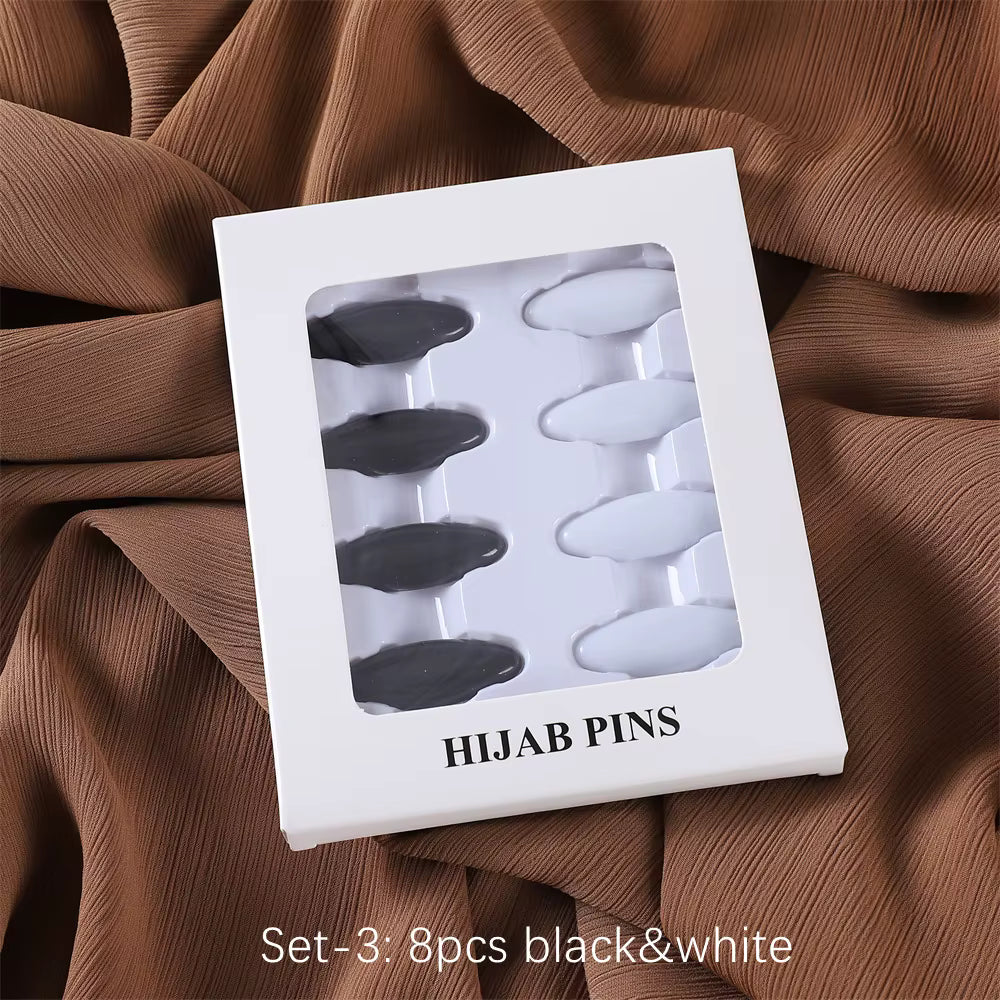 Hijab Pins Salt and Pepper