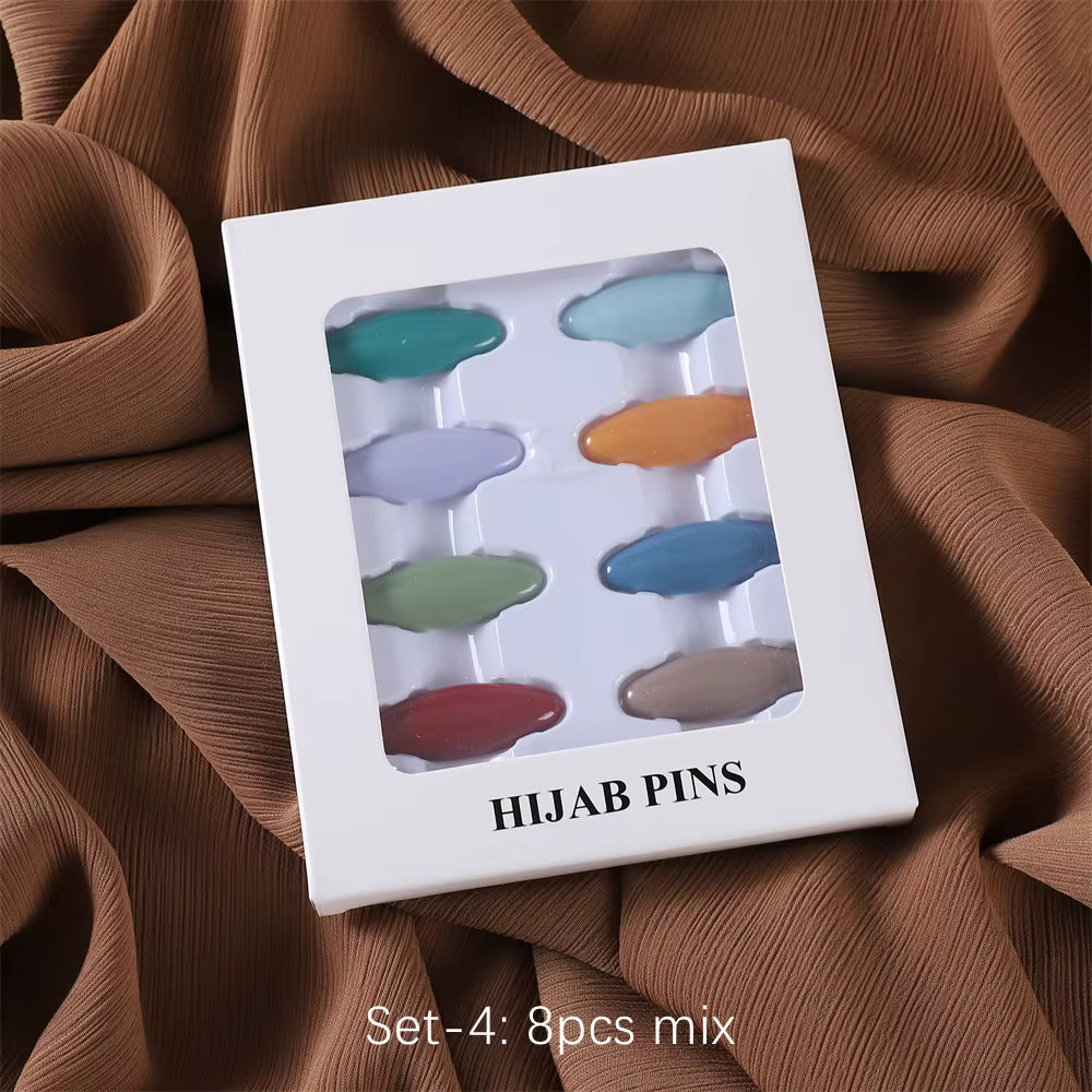 Hijab Pins with aquarel colors